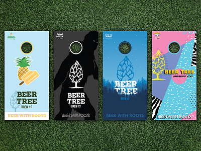 Beer Tree Brew Co - Cornhole Boards for Fall