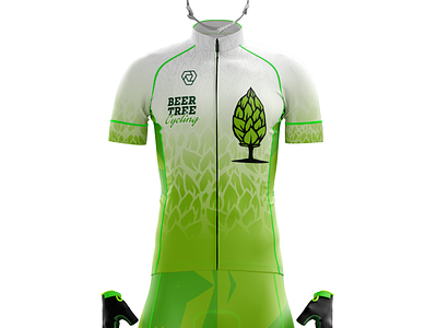 Beer Tree Brew Co - Cycling Kit bike cycling jersey cycling kit hop jersey design jersey mockup team