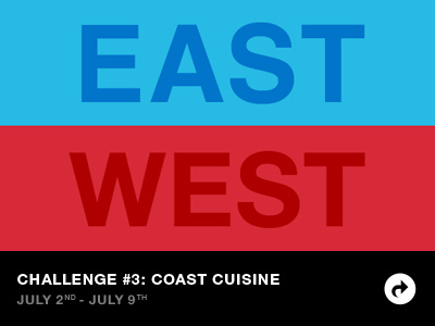 East Coast vs West Coast Challenge 3: Coast Cuisine design challenge east ewdc playoff west