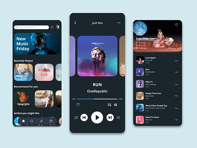 DailyUI 009 - Music Player Design 009 app dailyui mobile design music music player