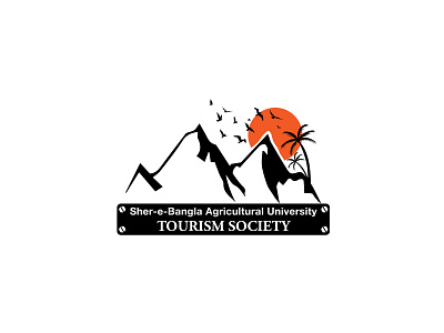 Tourism Society Logo clean illustrator logo logodesign logotype mountains outdoors tourism