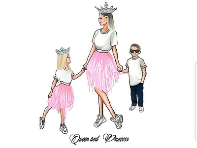 Queens & Princess illustrator lifestyle