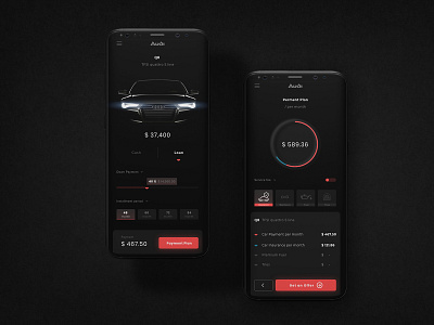 Car Payment Calculator for #dailyui #004 004 app branding daily 100 challenge daily ui dailyui design ui ux web website