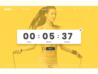 Countdown Timer for #dailyui #014