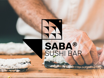SABA® Sushi Bar — Logo Identity branding company logo design icon logo logo design logo designer logotype modern logo project projectbranding vector visualbranding visualproject