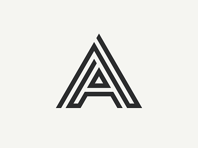 Logo for my main front-end dev man a alex logo mark