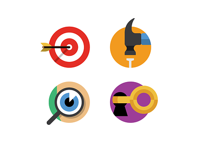 Icon Exploration icons illustration radius