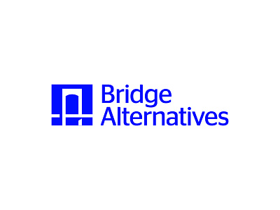 Bridge Alternatives Logo (Final) bridge logo mark