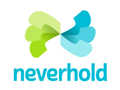 Neverhold Logo branding logo startup