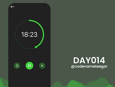 DailyUI Day014: Countdown Timer app branding dailyui dailyuichallenge design minimal ui ux web website