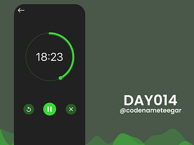 DailyUI Day014: Countdown Timer