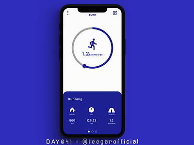 DailyUI Day041: Workout Tracker app branding dailyui dailyuichallenge design flat minimal ui ux web website
