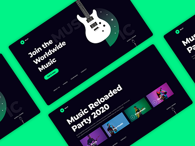 Music Landing Page