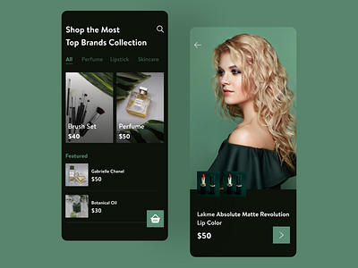 Cosmetics Mobile App appdesign branding cosmetics cosmetics mobile app cosmetics mobile app design dribbble best shot ecommerce ecommerce app ecommerce design luxary make up mobile design mobile ui mobileappdesign products shopping ui userinterface ux
