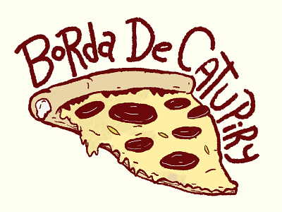 pizza borda de catupiry calabresa catupiry cheese icon ink pizza sausage