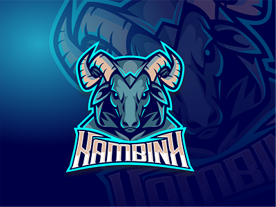 Goat mascot cartoon designs esport ilustration gaming goat mascot illustration logo mascot character mascotlogo sportlogo vector