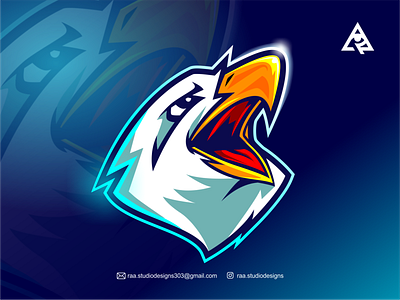 eagle mascot branding design cartoon designs esport ilustration gaming illustration mascot character mascotlogo sportlogo vector