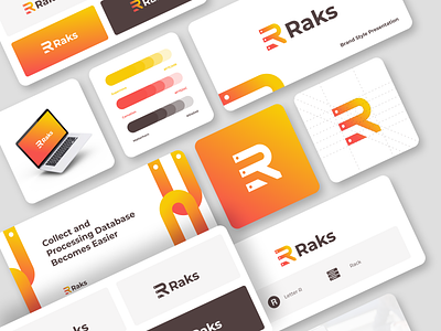 Raks - Logo Branding Presentation app brand guideline brand guidelines brand identity branding cloakroom design graphic design illustration logo logo design wear