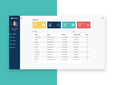 Dashboard - Tax Filing app app design application dashboard product prototype tax ui ux webapp xd