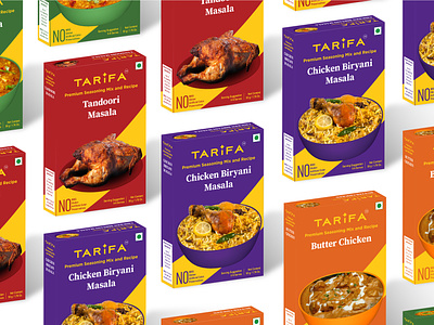 Premium Spice Mixtures blend branding design food graphic design identity illustration logo packaging spice