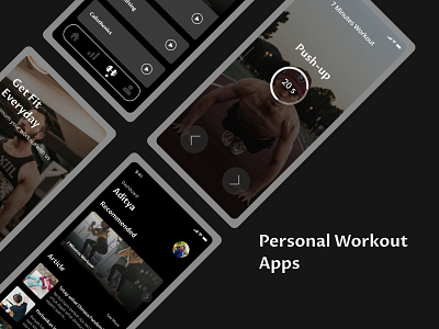 Personal workout apps app apps design branding design hiit ui workout workout app
