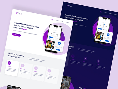 Pitch - Social Investment Landing Page
