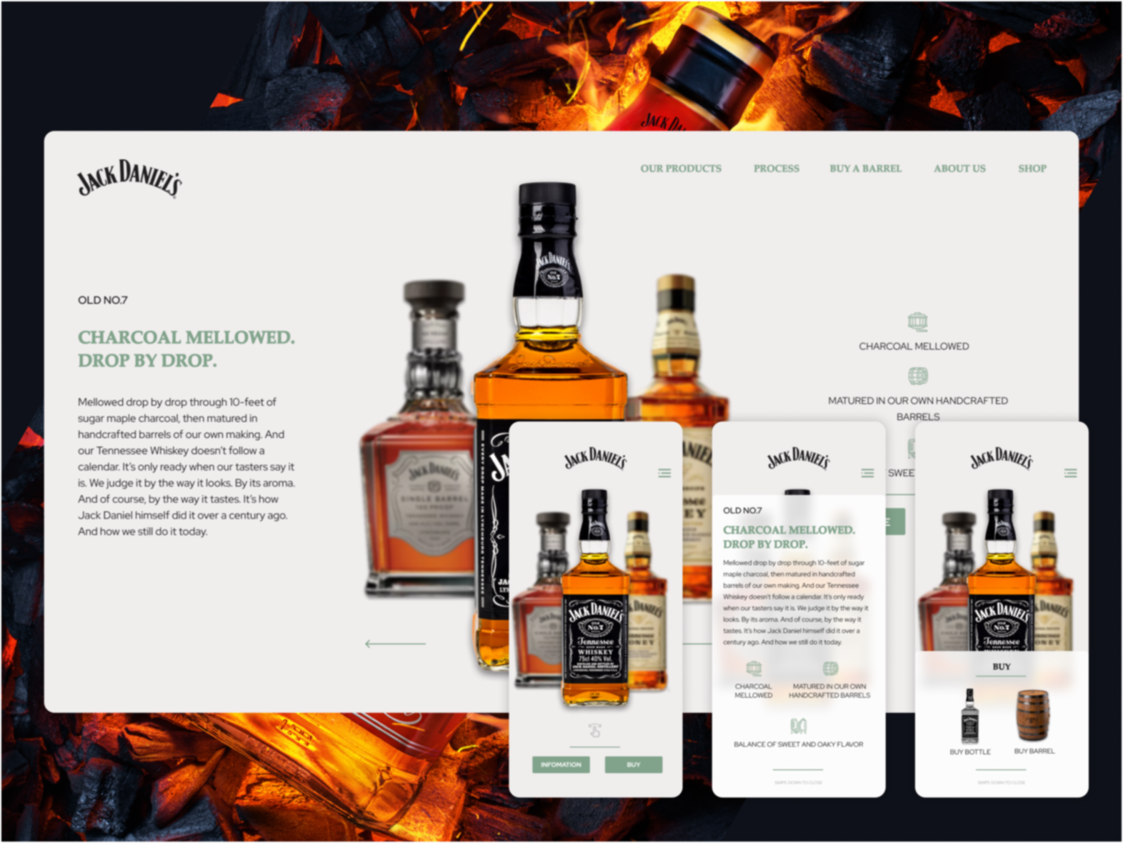 Landing Page by Aś on Dribbble