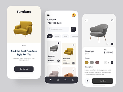 Furniture App Design