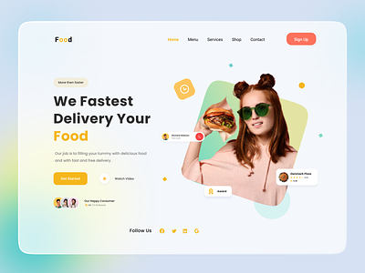 Food Web UI ashik designer e commerce app e commerce website food delivery web food web food website grossary website online ordering web popular shot restaurant web restaurent app shop website trendy ui ux visual design web website