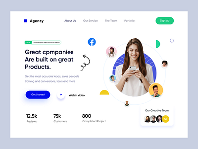 Digital Agency Landing Page