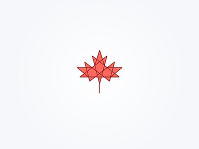 Canadian canada canada day canadian flag geometric logo maple maple leaf symbol