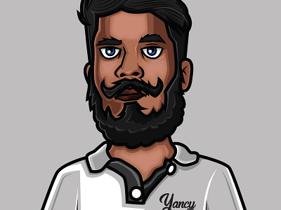 Yashan Lakmal-Yancy cartoon character design illustration