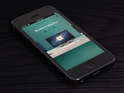 Air Login ios iphone mac shelf