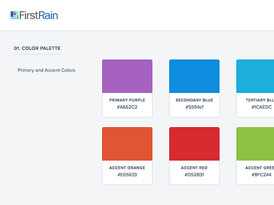 Product Application UI Style Guide