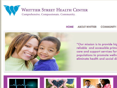 Whittier Street Health Center Homepage