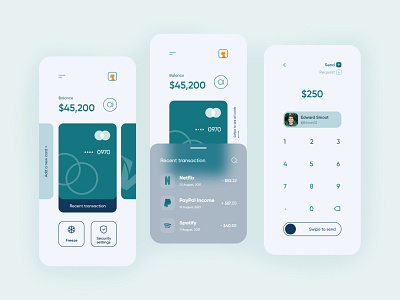 Wallet Mobile App app bank design mobile payment ui wallet