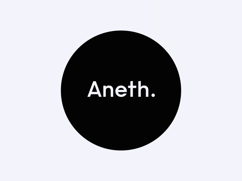 Aneth Studio blackandwhite branding creative studio digital agency graphic design logo logo animation logodesign logoidea logotype minimalism motion design motiongraphics