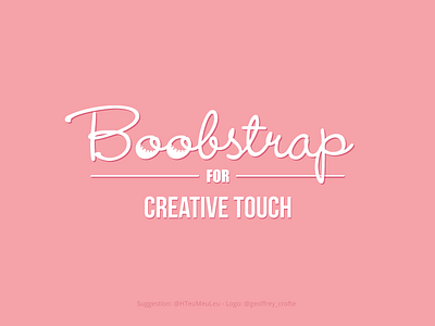 Boobstrap - Creative Touch Logo