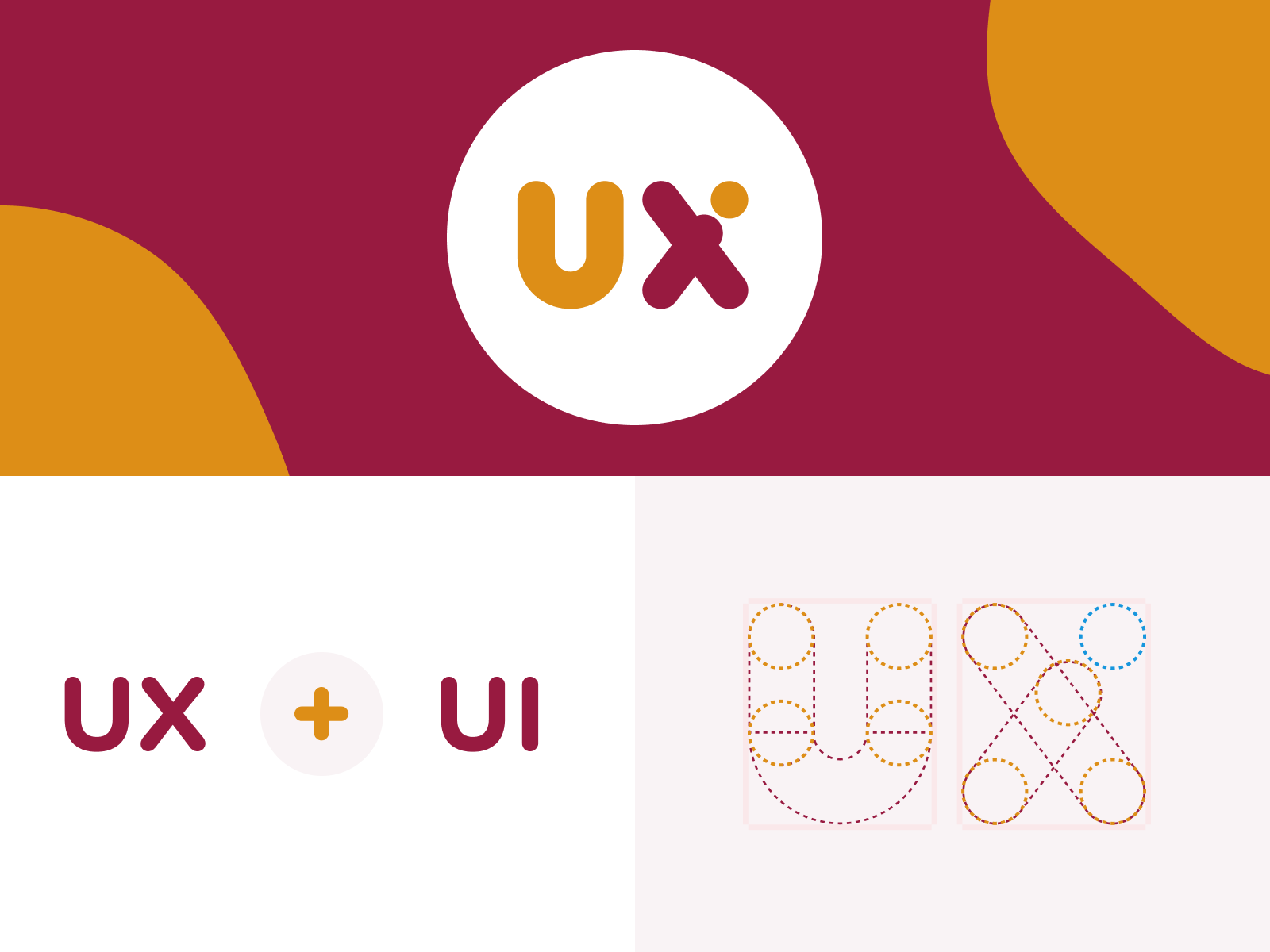 UX / UI Logo by Geoffrey Crofte on Dribbble
