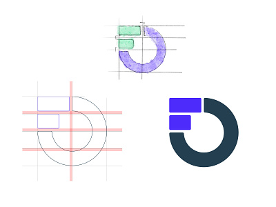 Optifrais - Pictogram of the Logo branding f letter icon iconography logo logodesign logotype o letter picto pictogram research