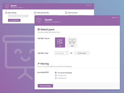 Speaker WordPress Plugin Admin