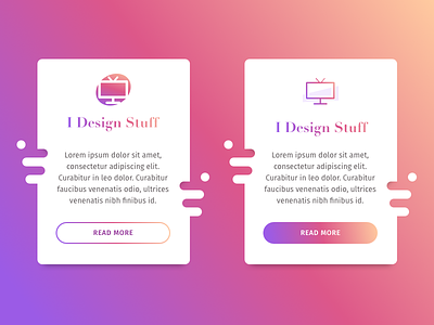 Funny boxes with Cream, Plum to Purple gradient button colorful cream ghost button gradient gradient icon icon pink plum purple shadow shape