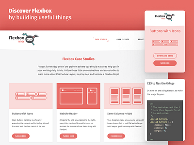 Flexbox Ninja PWA Design