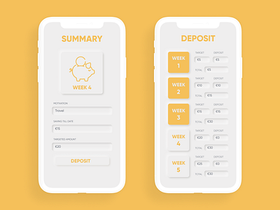 Daily UI #004 app calculator calculator ui daily 100 challenge daily ui daily ui 004 dailyui design figma neumorphism save money save money app ui