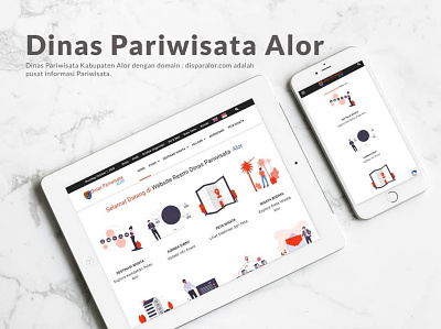 Dinas Pariwisata Alor design webdesign website website design