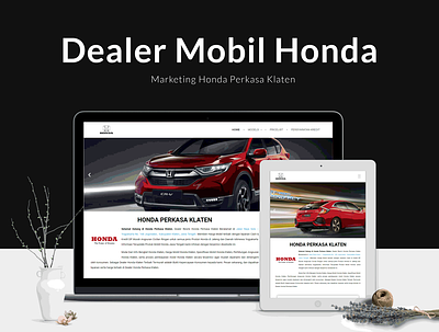 Honda Perkasa Klaten design ui ux webdesign website website design