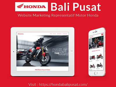 Honda Bali Pusat design webdesign wordpress