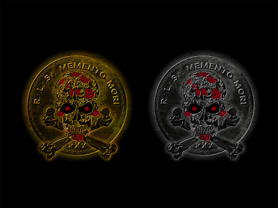 Memento Mori Branding freemason memento mori skull and bones