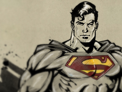 Superman - Digital Illustration illustration