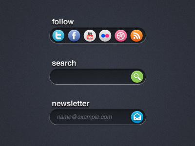 Clean Site Ui button clean field gui newsletter search simple ui user interface web
